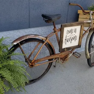 Cute decorations out front