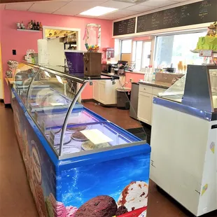 order counter with chalkboard menu