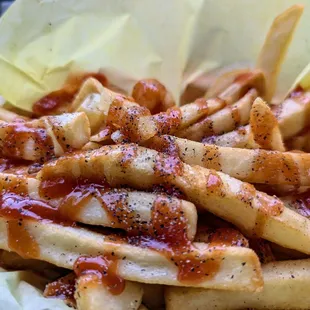 Fries after we doctored them