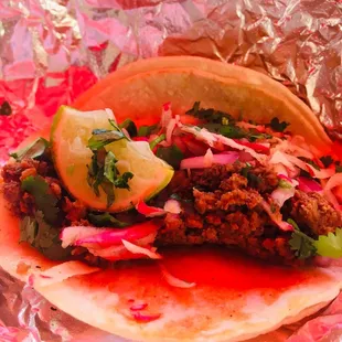 Taco and Beverage Combo - Chorizo