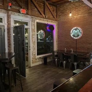 the interior of a restaurant