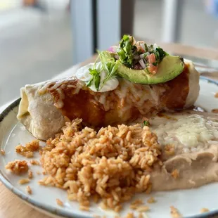 Burrito with Chicken Tinga