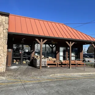 the front of the store