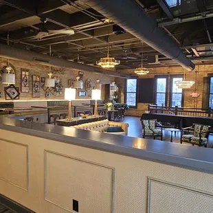 the interior of a church