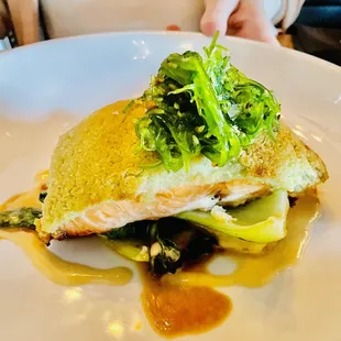 Wasabi Crusted Salmon