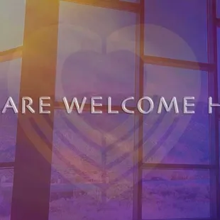 All are welcome here.