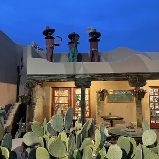 tacos, outside