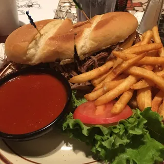 Spanish Hot Chili Dip Sandwich
