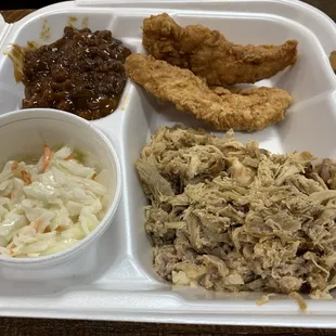 chicken and coleslaw