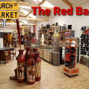 The Red Barn section is filled with furniture, tools, and so much more.  Don't miss this section