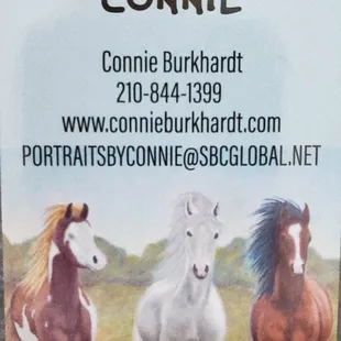 Custom artwork of your pet is what Connie specializes in.  Remember your pet with a forever portrait by Connie
