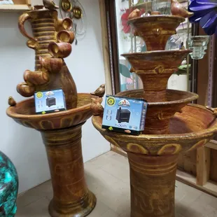 Beautiful fountains for your patio or yard at Church Street Market