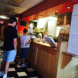 sushi and sashimi, interior