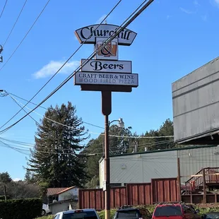 Outside sign