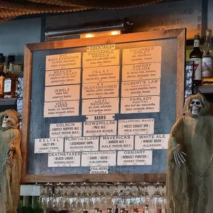 Menu board showing a sherry colada at $14. I was charged $15.