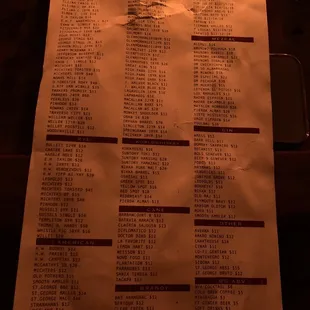 (Nov 2021) Drink menu - back