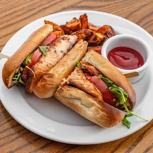 Blackened Salmon Club