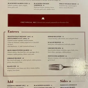 Summer 2024 Food Menu