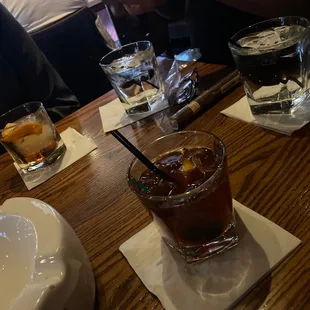 a close up of a glass of alcohol