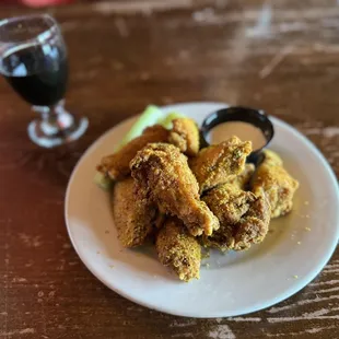 Lemon Pepper dry rub chicken wings