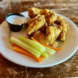 Lemon pepper chicken and wings