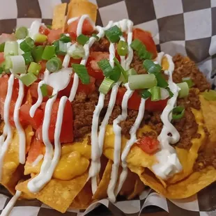 Beef nachos.