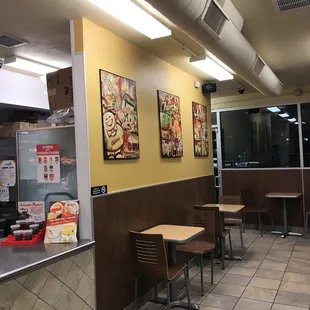 the interior of a restaurant