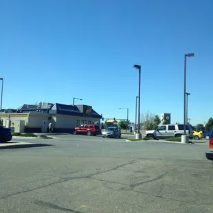 There's a drive thru !