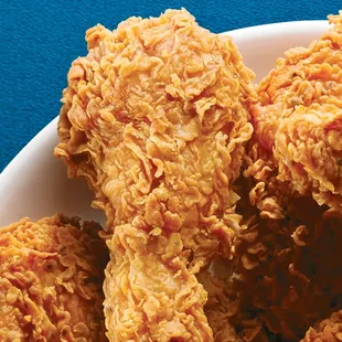 a bowl of fried chicken