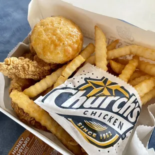 Chicken 5 Piece Texas Tenders Combo