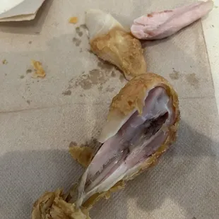 Raw chicken