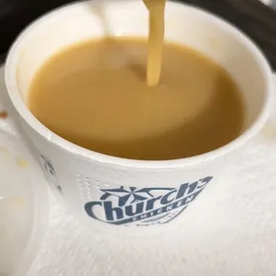 I ordered gravy with my chicken and this is what they gave me... not sure if it's really gravy or soup. ‍