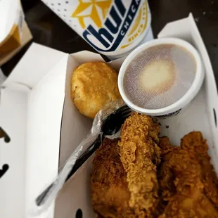 Good ol #2 3pcs, mashed and large drink.