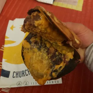 Burnt Spicy Chicken Sandwich buns.