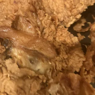 Old dry chicken