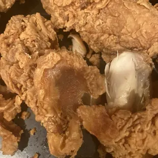 Old dry chicken