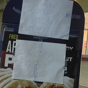 Ghetto sign for real. I guess no one had a marker