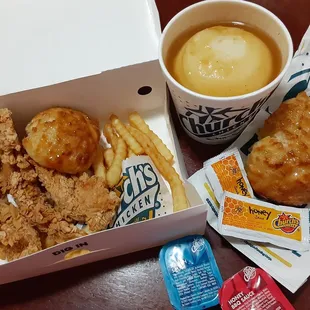 Church's Chicken is really good