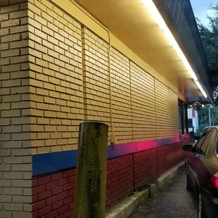 The bollard that everyone seems to run into.