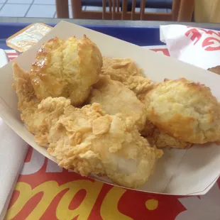5 tender strips and two biscuits for $5