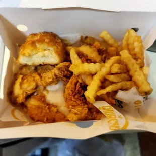 Chicken strip combo