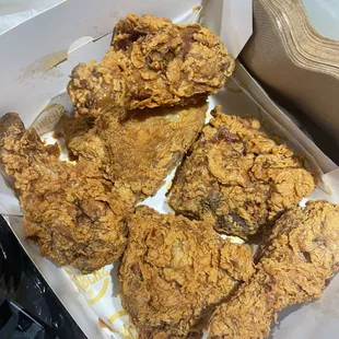 Chicken that tasted a little burnt