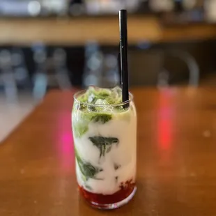 Strawberry Matcha Latte