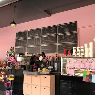 Plenty of options between coffee, smoothies, milkshakes, and more.