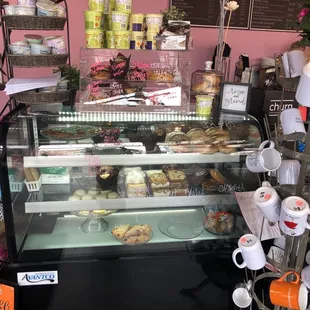 Lots of baked treats to choose from.
