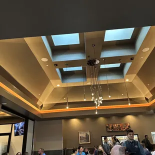 people eating in a restaurant