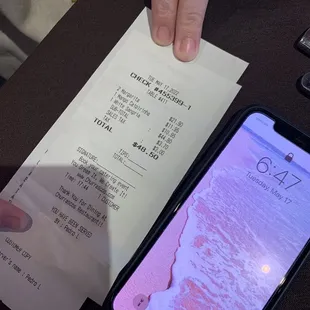 My coworkers tab that she got credited back from the same server after he admitted the discrepancy.