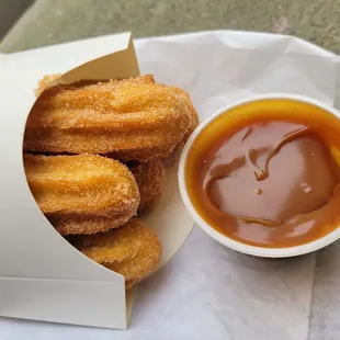 Mini Churros w/ Burnt Caramel Dipping Sauce