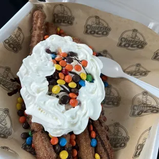 Churro sundae