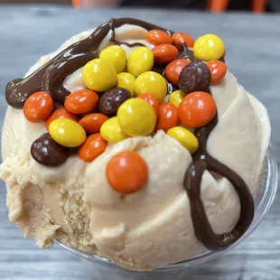 a scoop of ice cream